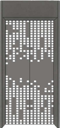 Hoa văn cửa tầng 1 – Mã: HS-1A