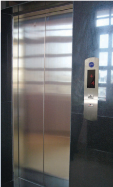 Khung bản hẹp inox sọc nhuyễn – cánh cửa inox sọc nhuyễn